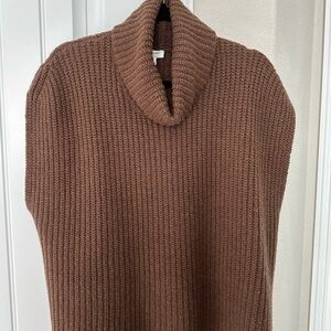 Splendid Cozy Brown Sleeveless Sweater
